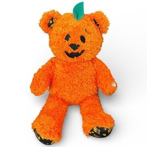 Build-A-Bear Workshop Pumpkin Glow Bear Halloween Plush Teddy Limited Edition
